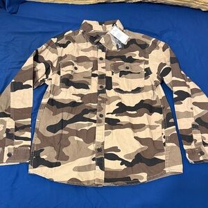 Buffalo David Bitton Men's Camouflage Shirt Jacket